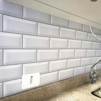 Combinações de revestimento Metro White com outros materiais