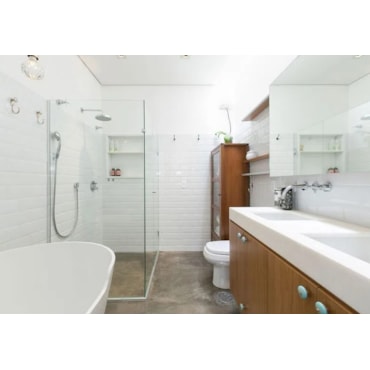 revestimento metro white banheiro