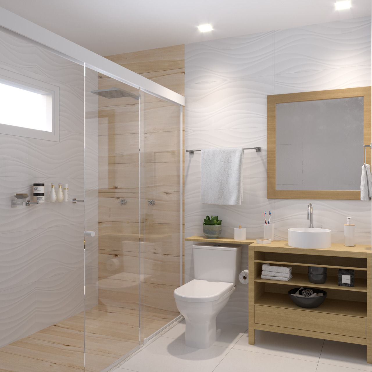 como escolher revestimento para banheiro pequeno