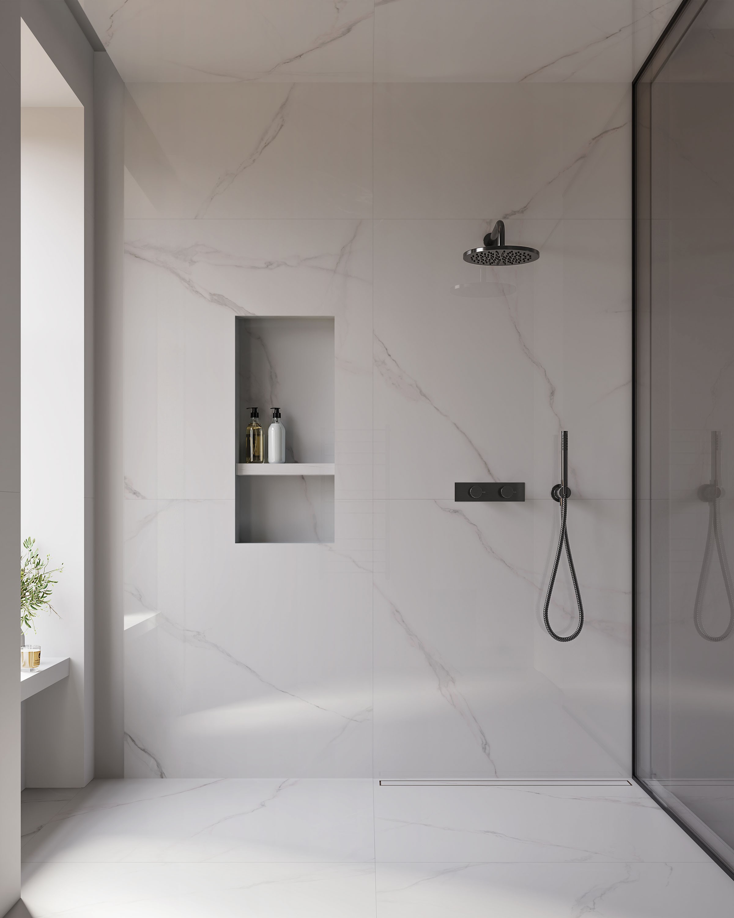 vantagens do porcelanato acetinado no banheiro