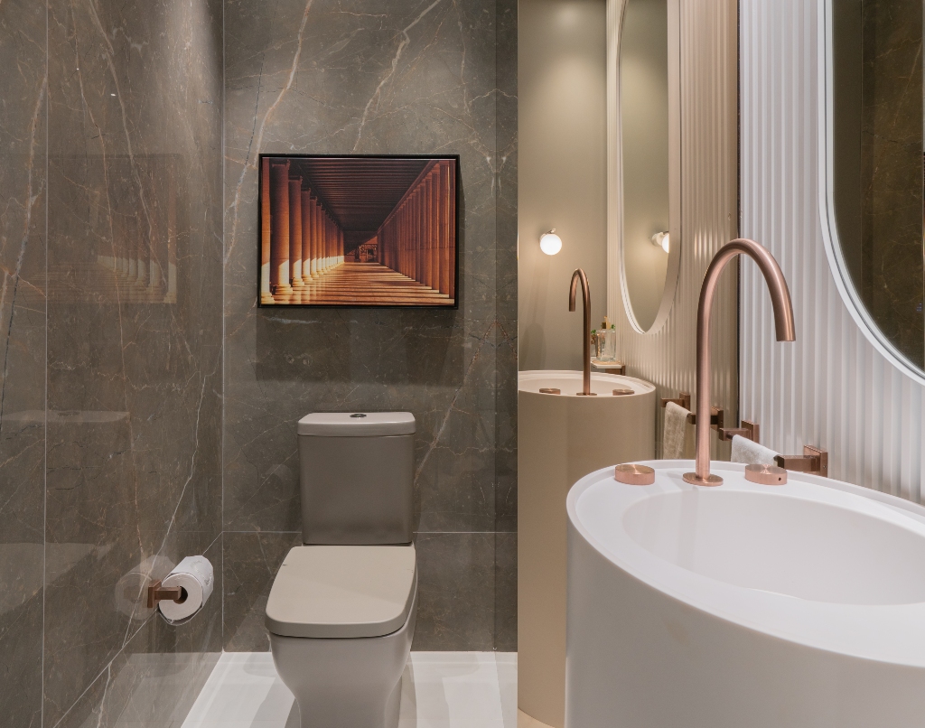 revestimento para lavabo pequeno