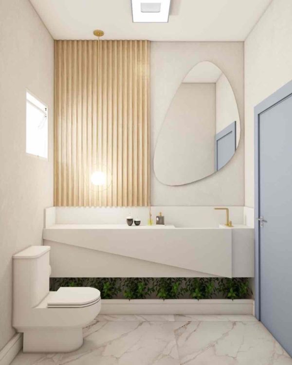 revestimento para lavabo pequeno