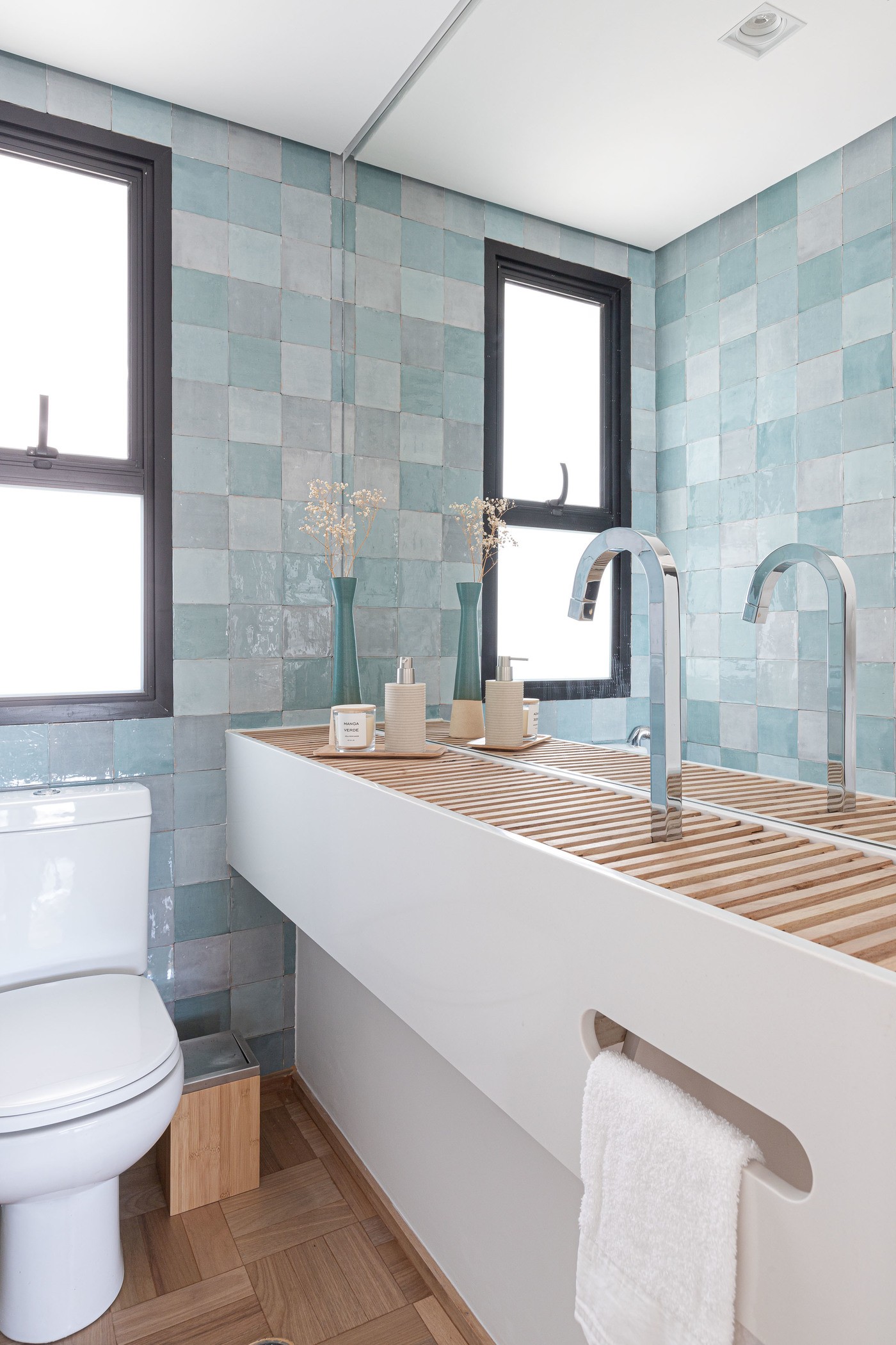 ideias de revestimento para lavabo