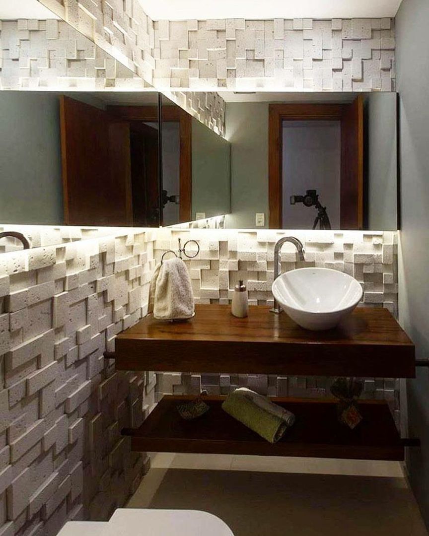 materiais para lavabo pequeno