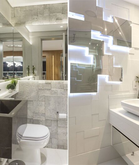 ideias de revestimento para lavabo