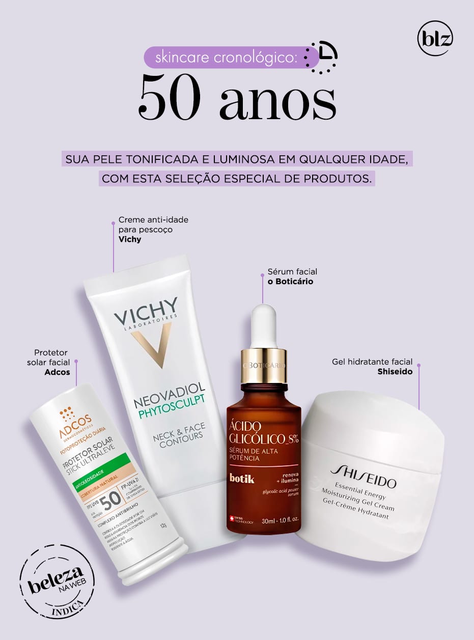 Rotina de Skincare Diurna e Noturna para Peles Acima dos 50 Anos