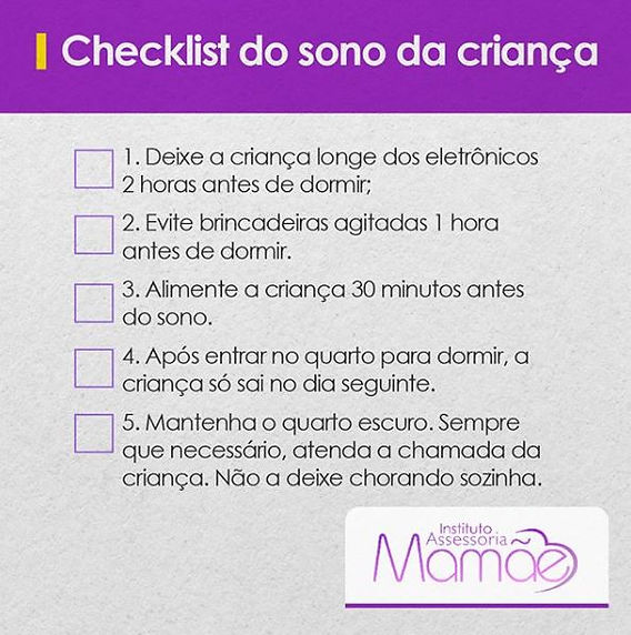 passo a passo para criar rotina de sono para crianças