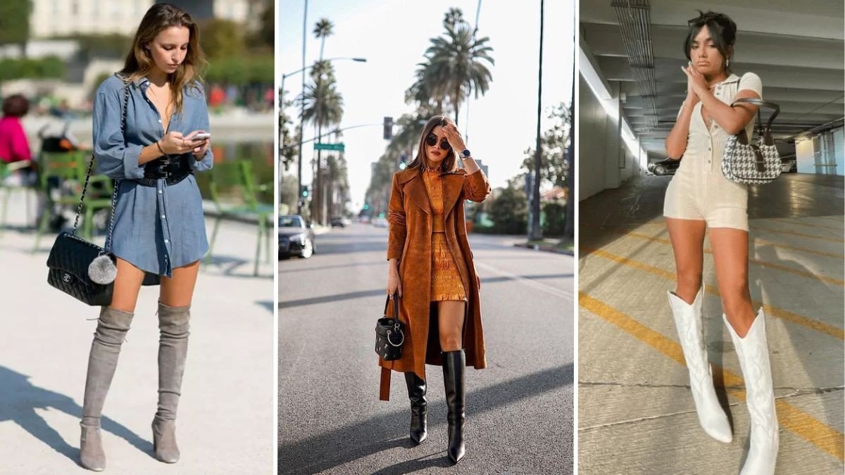 tendências de botas femininas 2025