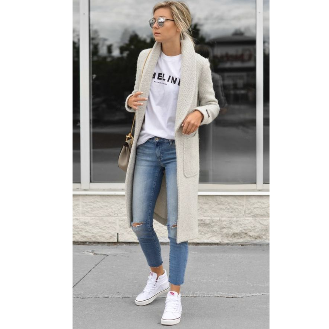 roupa para usar com cardiga feminina