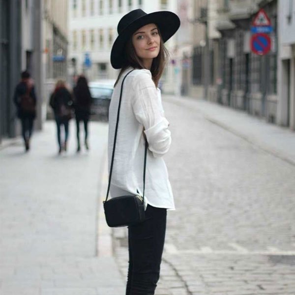looks com chapéu fedora