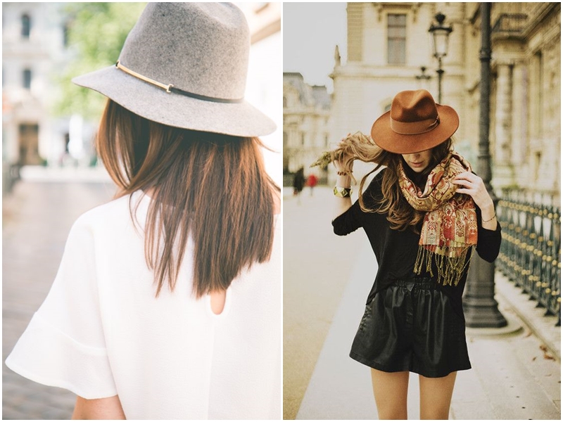 chapéu fedora de feltro vs palha