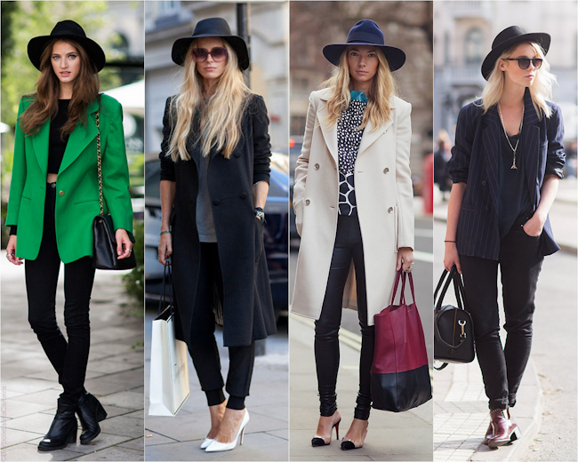 roupa para usar com chapeu melon feminina