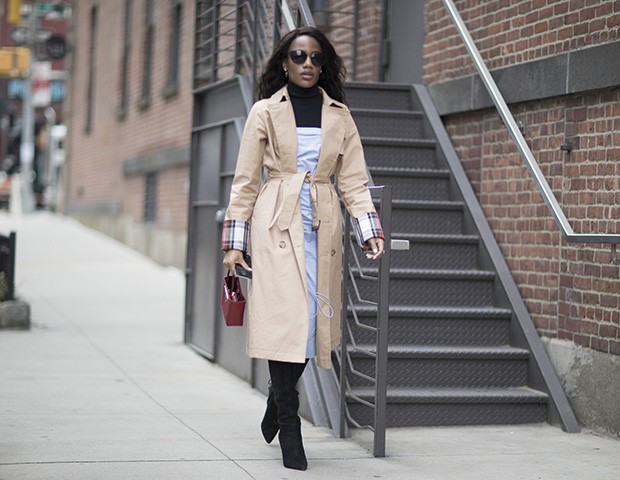 trench coat looks formais