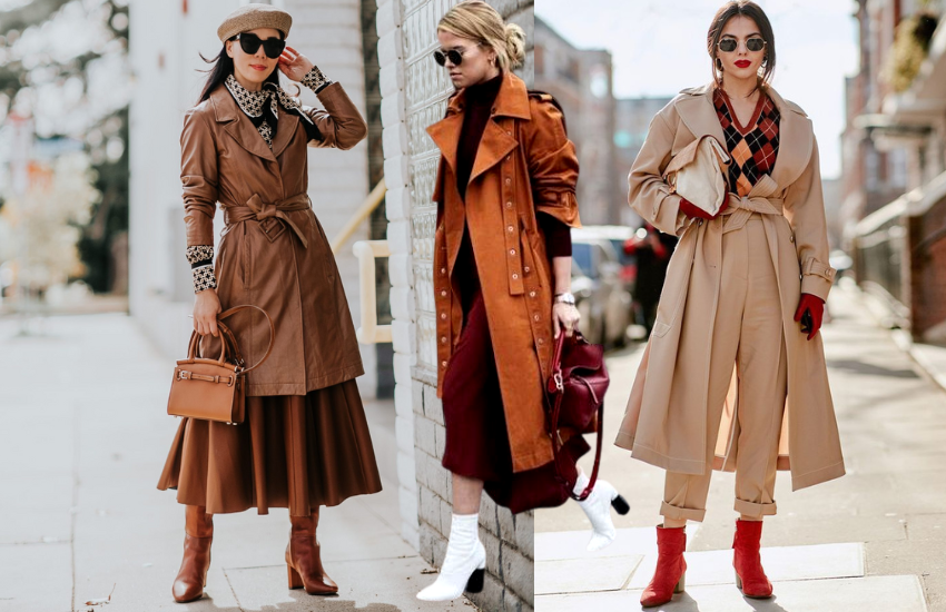 roupa para usar com trench coat feminina