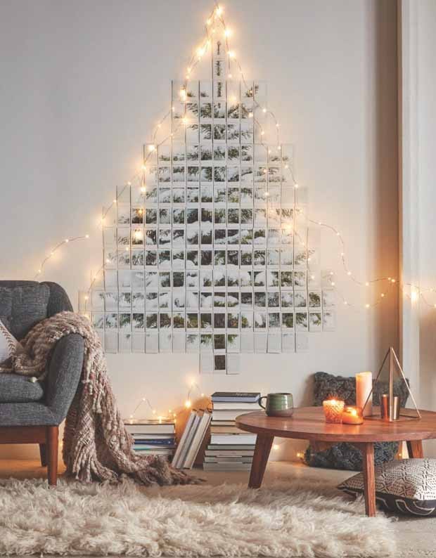 Árvore de Natal de Parede DIY: Modelos Rústicos e Modernos para Fazer em Casa