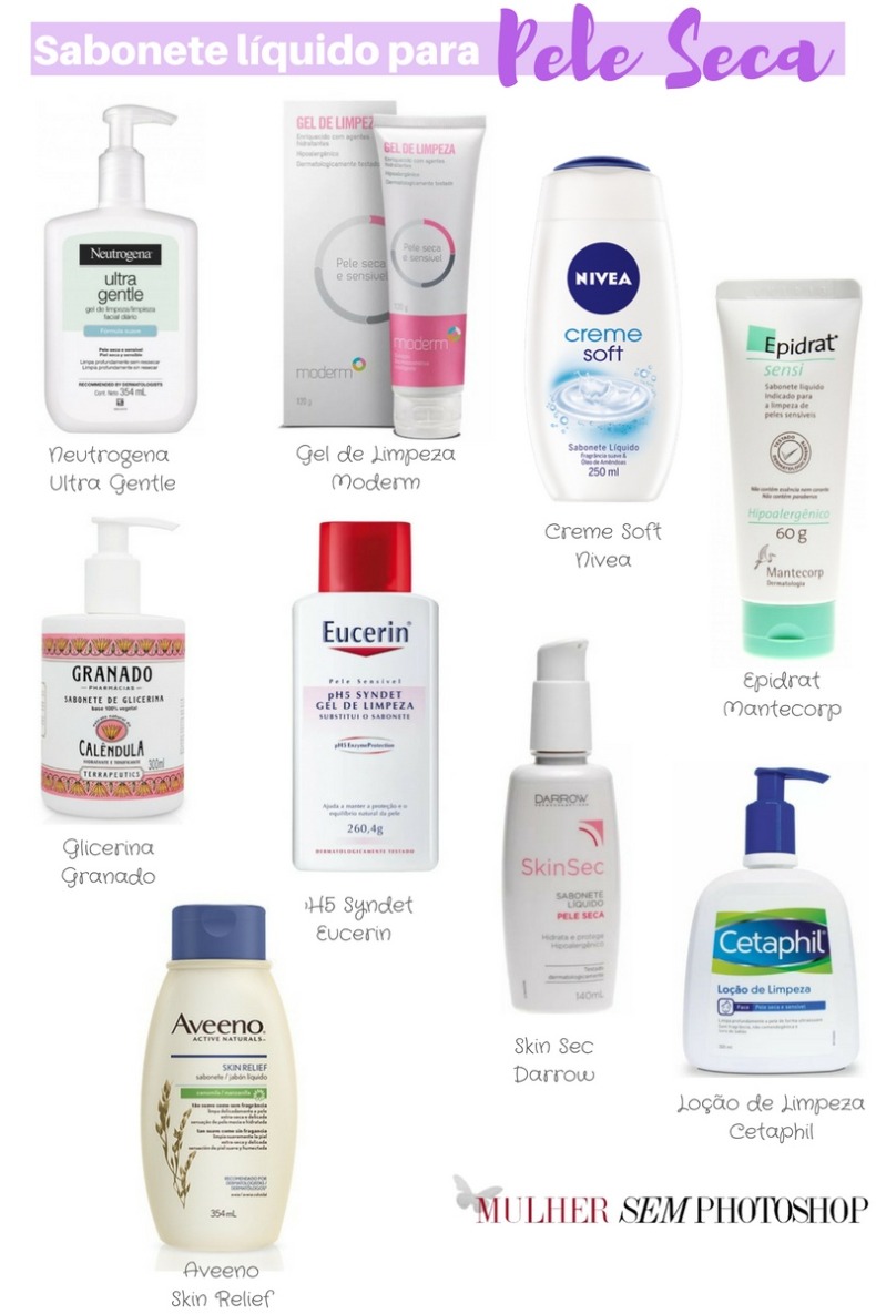 sabonete facial hidratante para pele seca