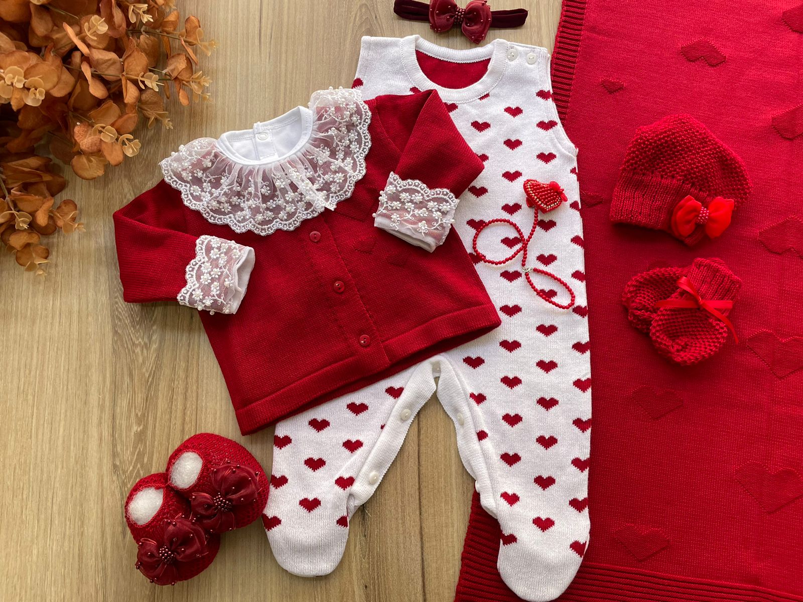 sada de maternidade em croch