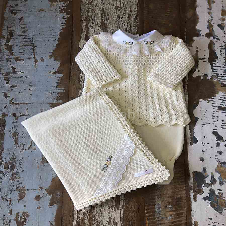 sada de maternidade em croch