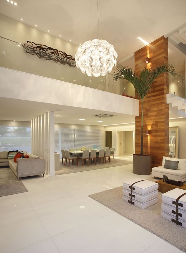 como decorar pé direito duplo