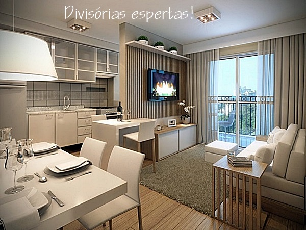 sala de apartamento pequeno decorada