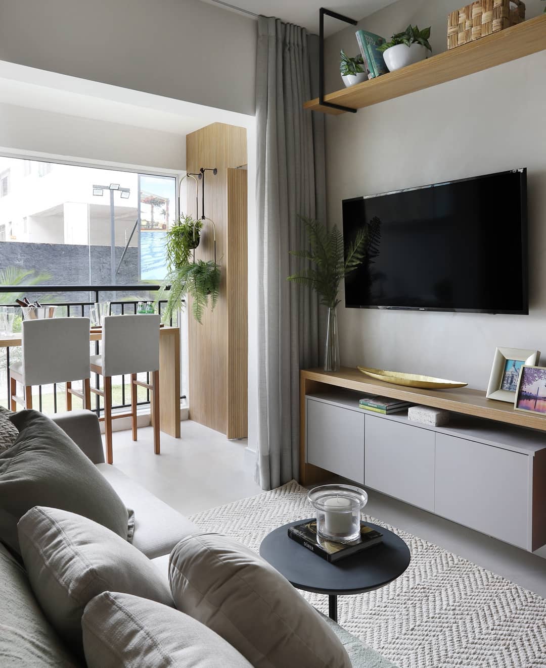 como ampliar sala pequena com moveis