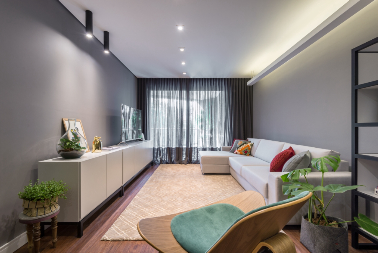 5 maneiras de usar cinza na decoração da sala