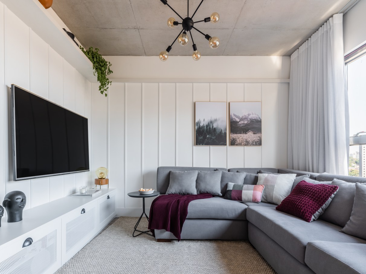 Dicas de texturas para aquecer ambientes cinzas