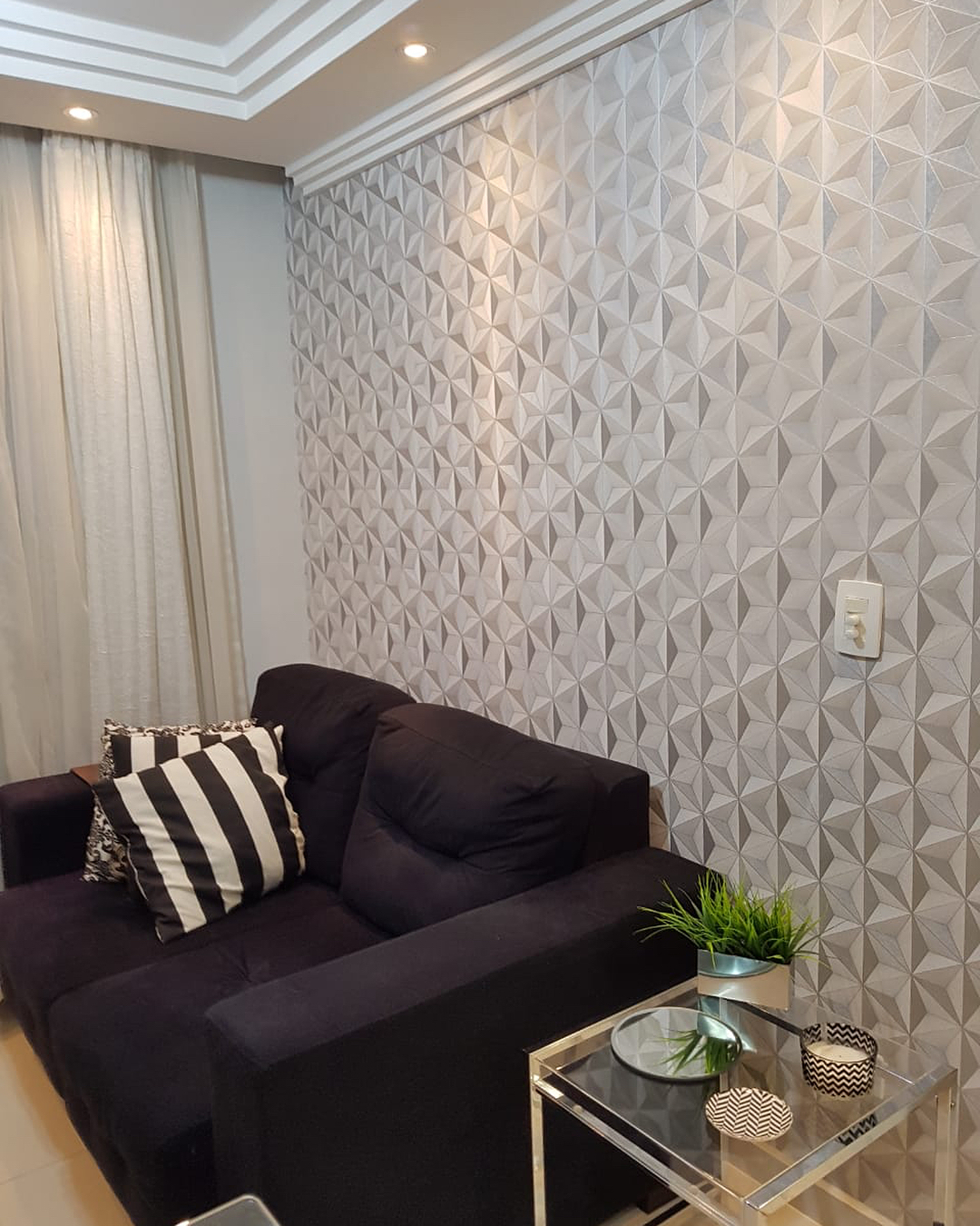 Papel de parede 3D: A solução para criar profundidade em ambientes pequenos