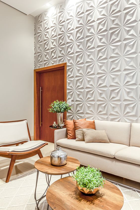 Papel de parede 3D: A solução para criar profundidade em ambientes pequenos