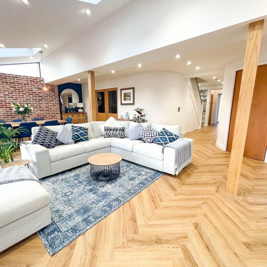 tendências de assoalho para sala de estar