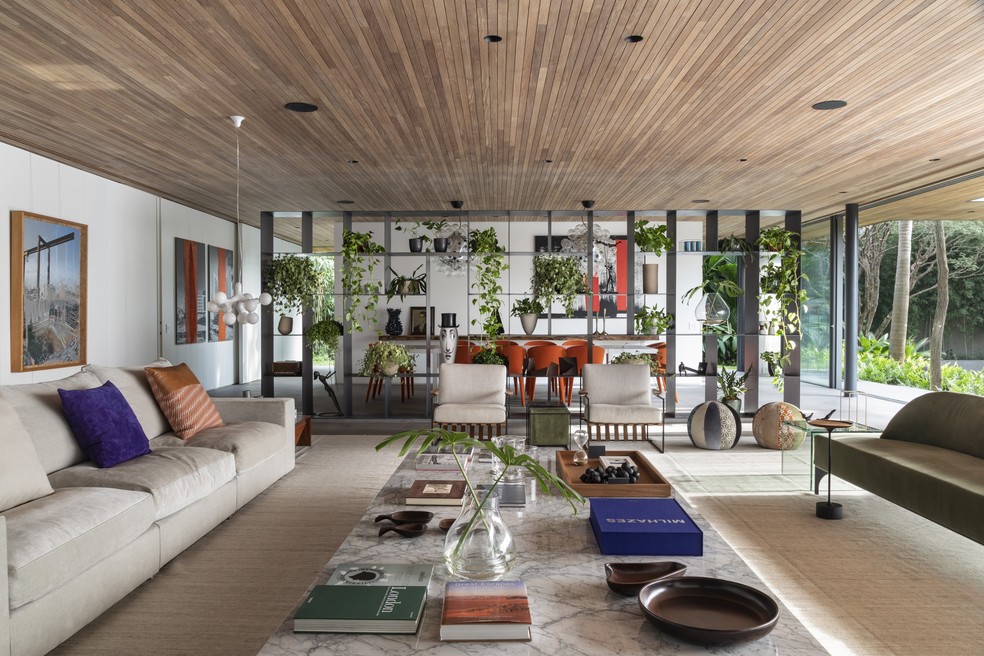 tendências decoração 2026 sala conceito aberto