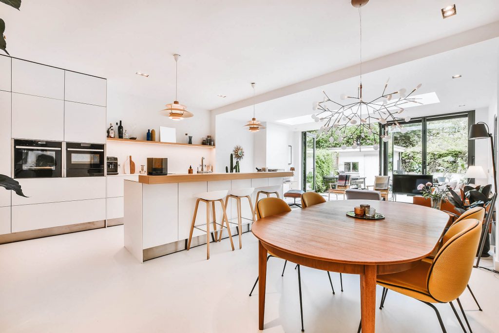 dividir ambientes integrados com móveis