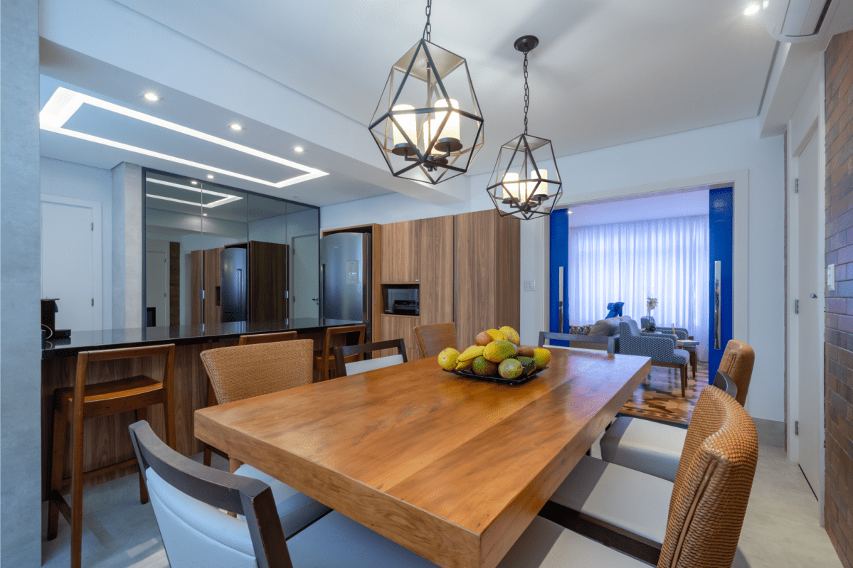 tendências decoração 2026 sala conceito aberto