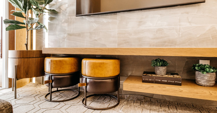 tendências sala de estar luxo 2025