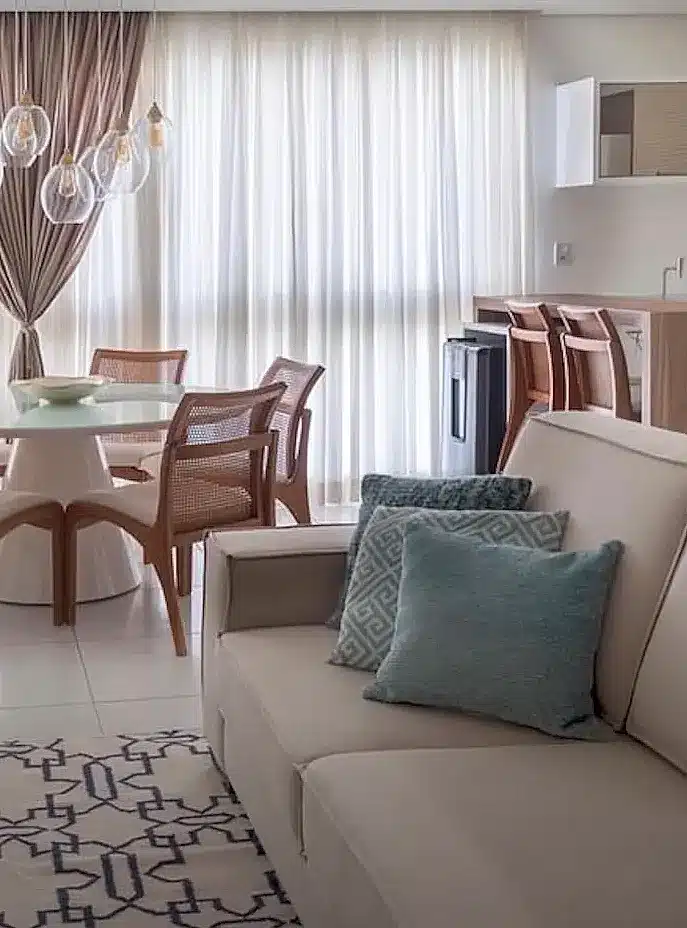 móveis versáteis para sala integrada