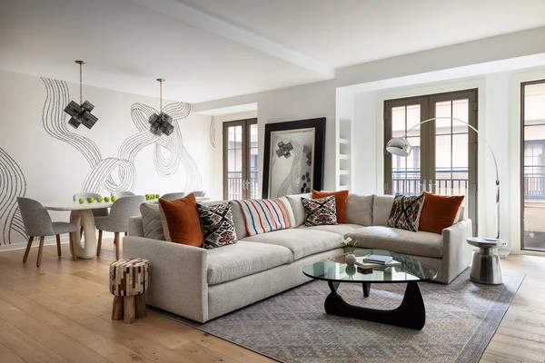 ideias de decoração para sala de estar e jantar integradas