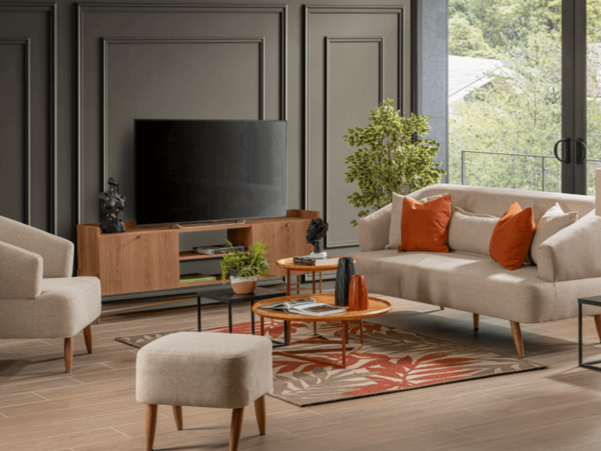 sala de estar estilo escandinavo