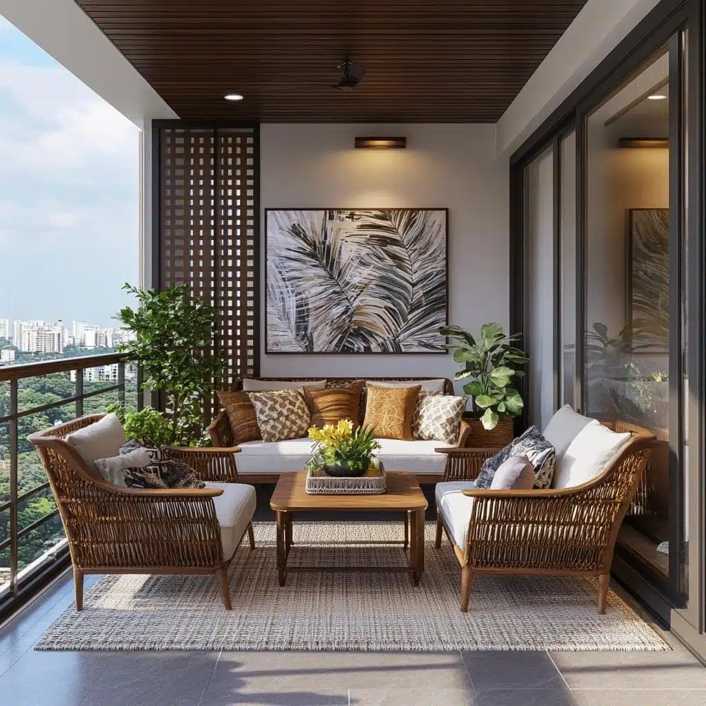 varanda gourmet fechada com vidro