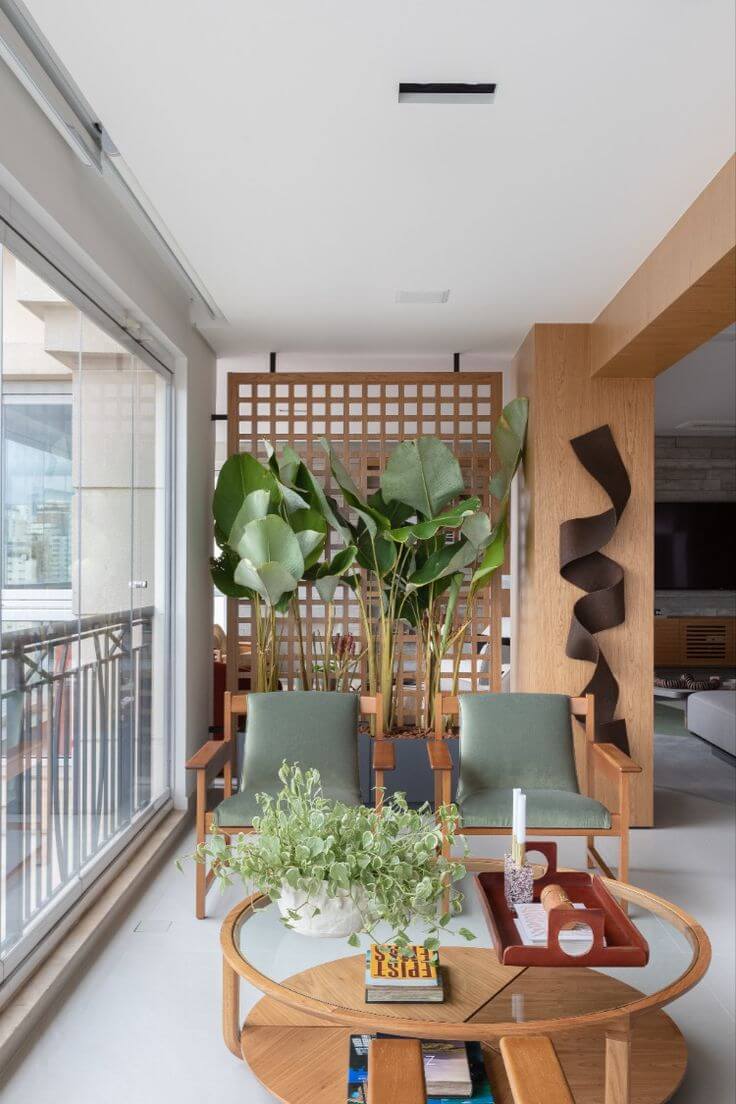 varanda gourmet fechada com vidro