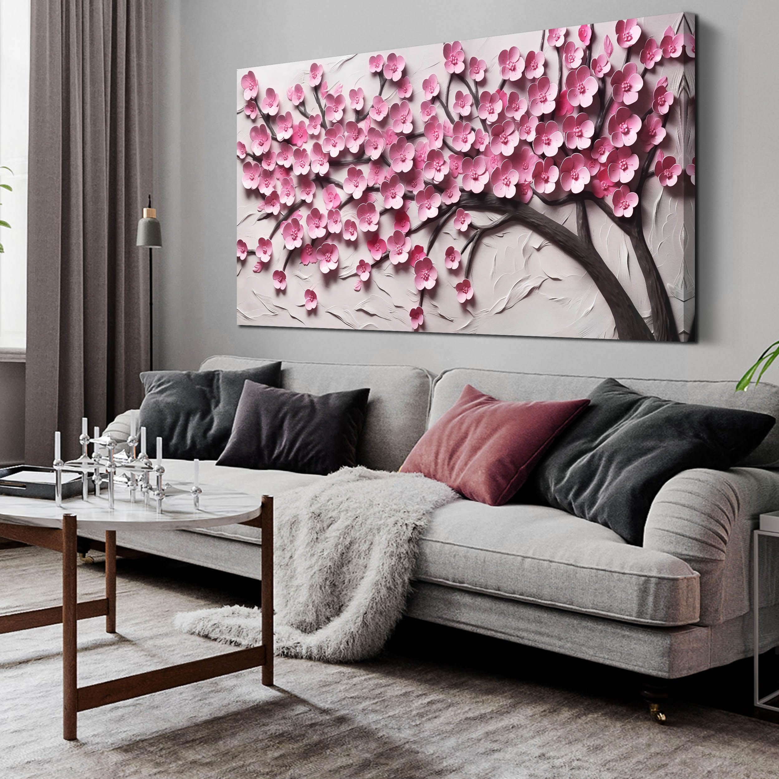 tendências de decoração com cor rosa 2024/2025