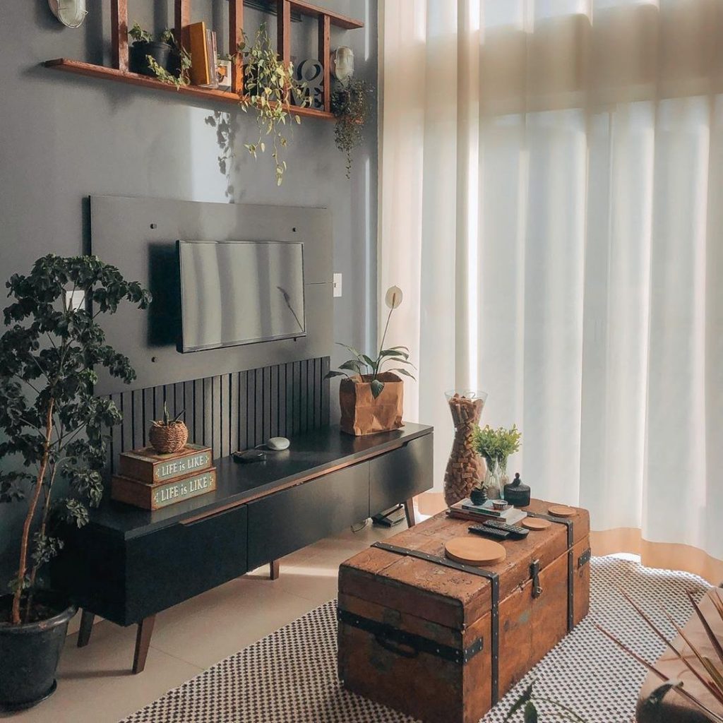 Decoração rústica com toque moderno: como equilibrar