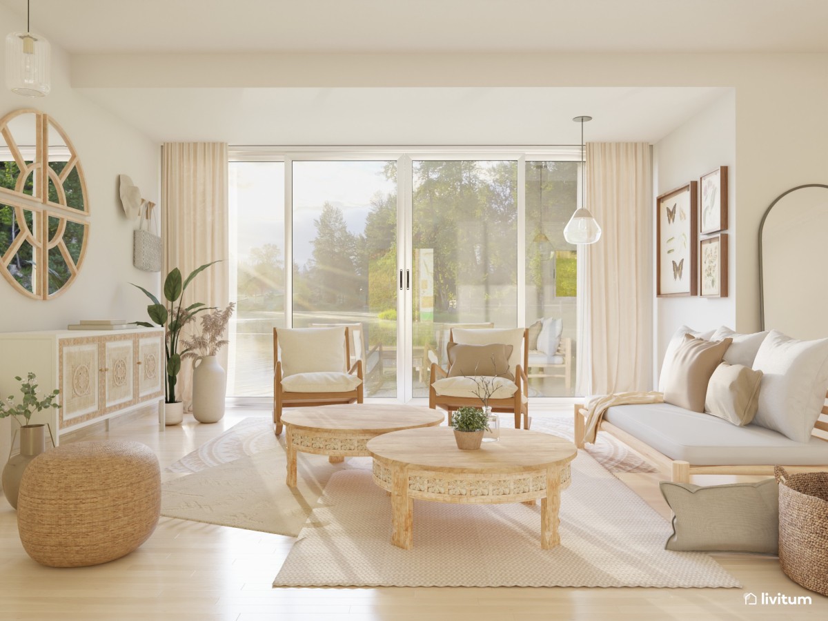 Guia completo de cores para uma sala rústica