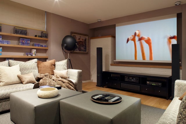 transformar sala em cinema