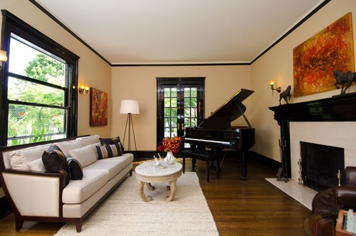 sala de estar vintage