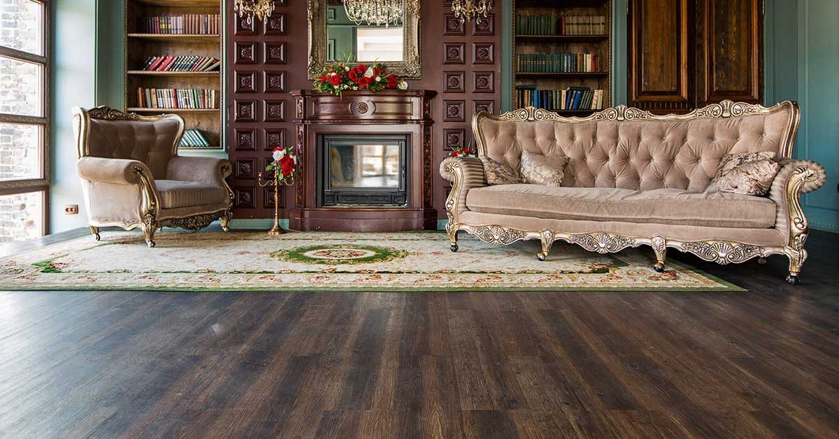 sala de estar vintage