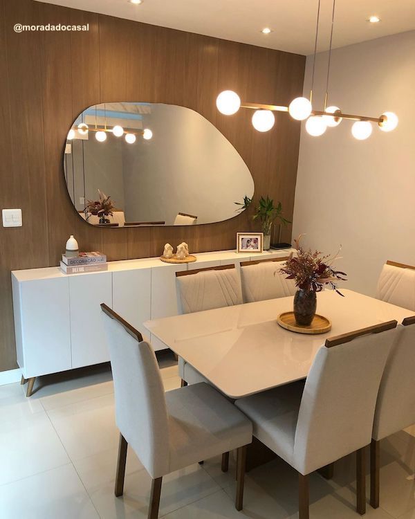 sala de jantar decorada