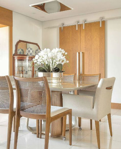 sala de jantar decorada