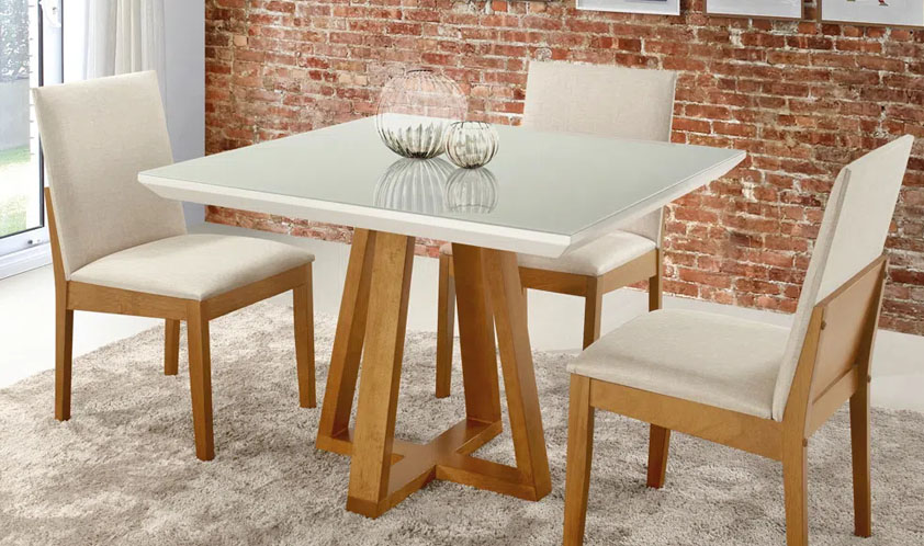 qual a melhor mesa para otimizar espaço em sala de jantar