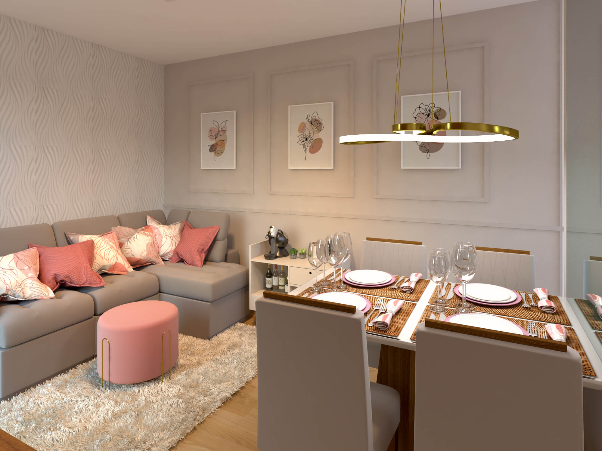 qual a melhor mesa para otimizar espaço em sala de jantar