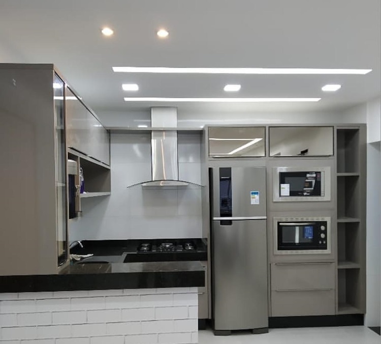 sanca fechada ou aberta para cozinha